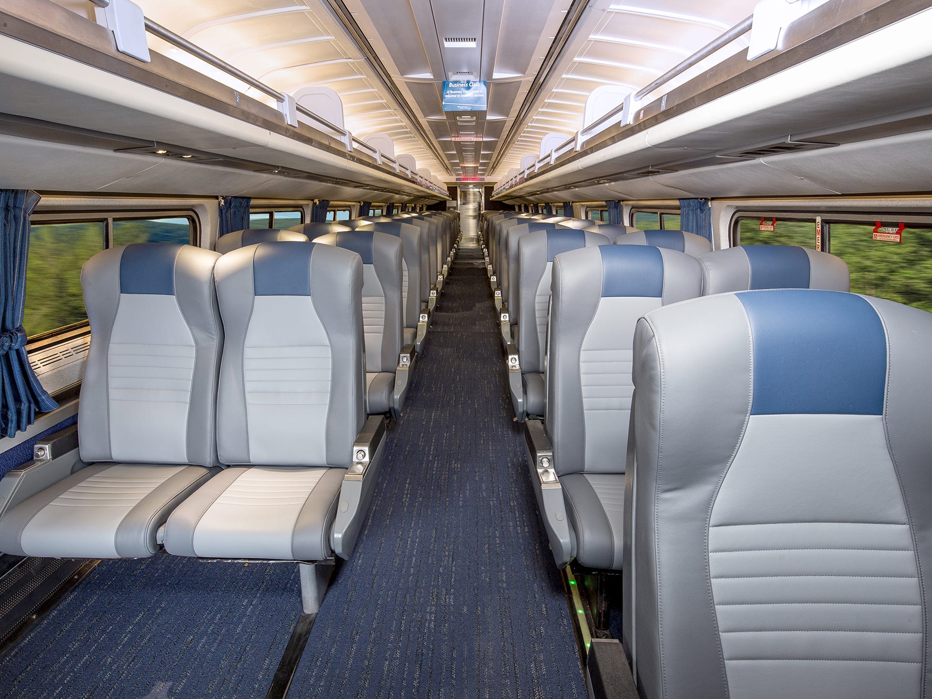Amtrak interiors through the years