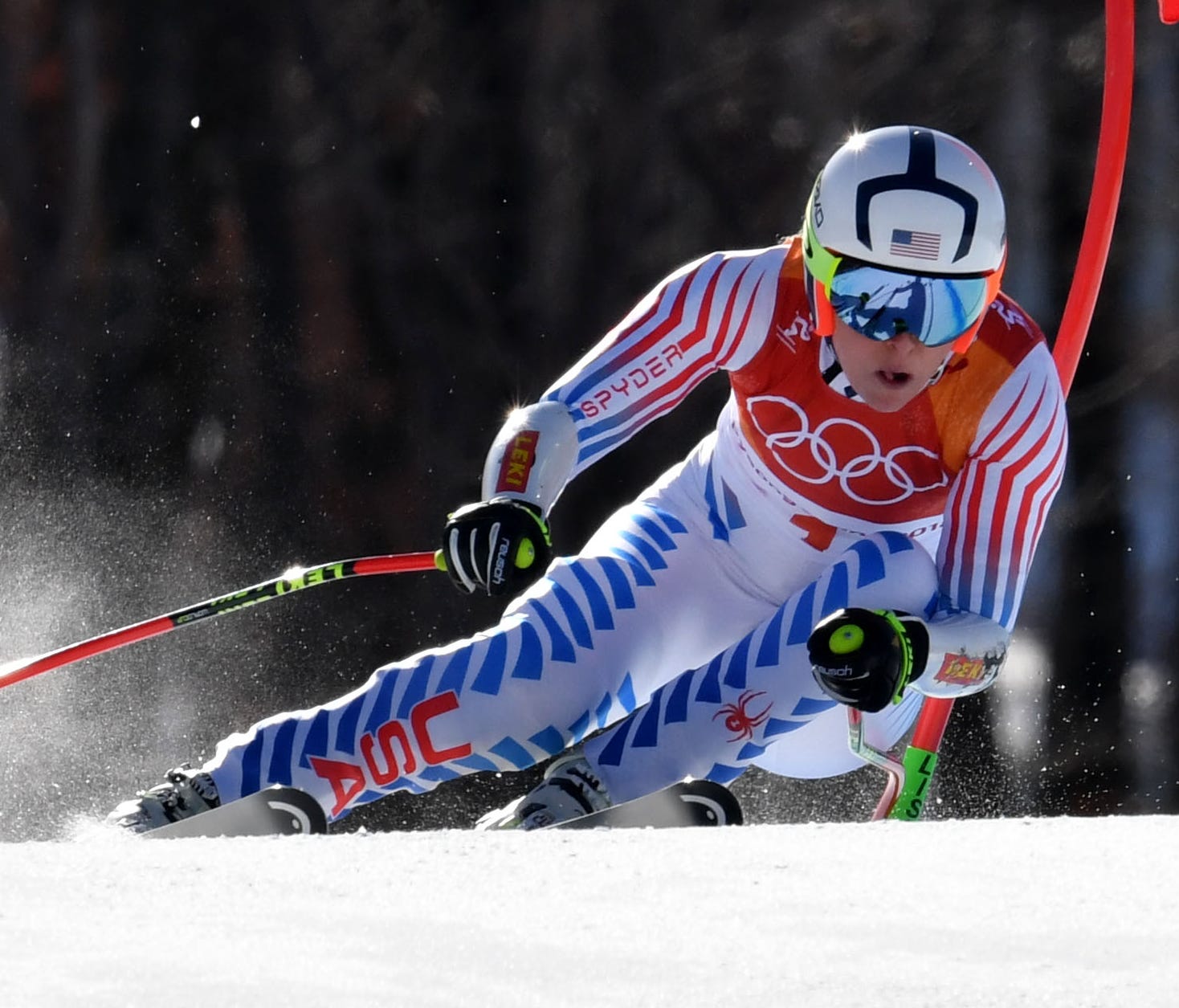 Lindsey Vonn is getting ready to take on the downhill event at the Winter Olympics.
