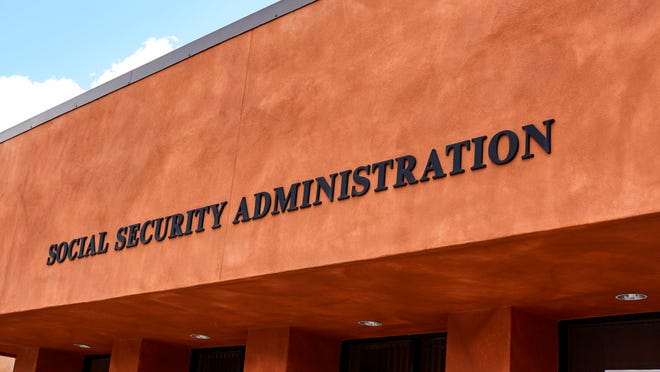 The outside of a Social Security Administration office