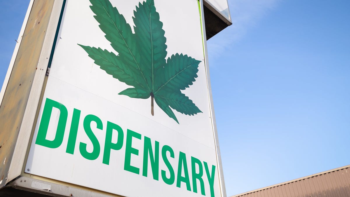 Generic marijuana dispensary sign.