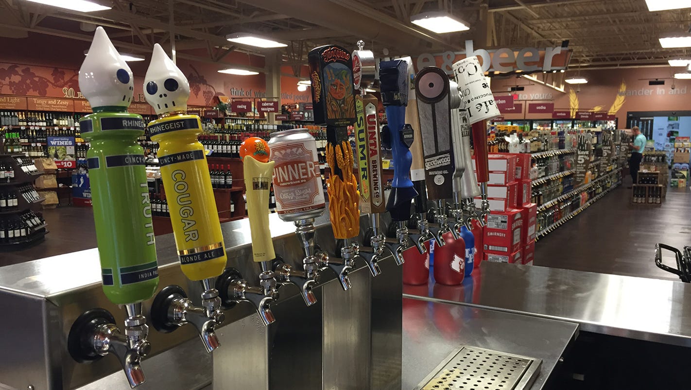 More Kroger outlets installing instore beer taps