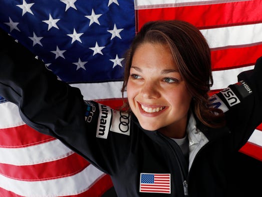 Aerials skier Ashley Caldwell is the reigning women's