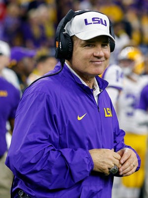 LSU coach Les Miles was in Shreveport on Tuesday ahead of next week's satellite camp slated for Bossier City.