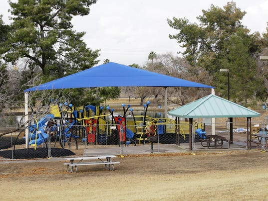 Fully-accessible playground at Chaparral Park
