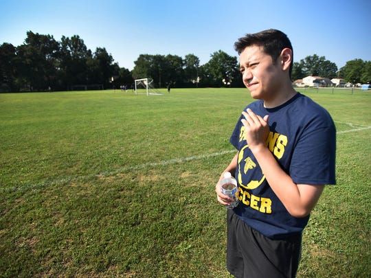 Saddle Brook HS junior David Guerra, who was undergoing
