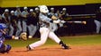 RJ Diaz swings at the ball Friday night during the