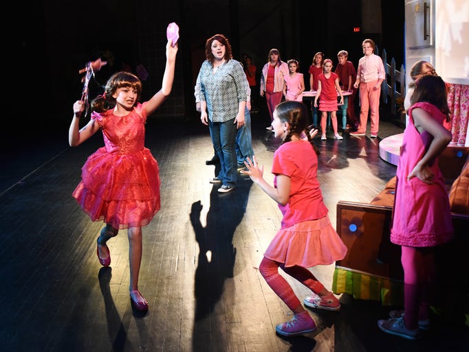 The cast of Pinkalicious The Musical held a dress rehearsal