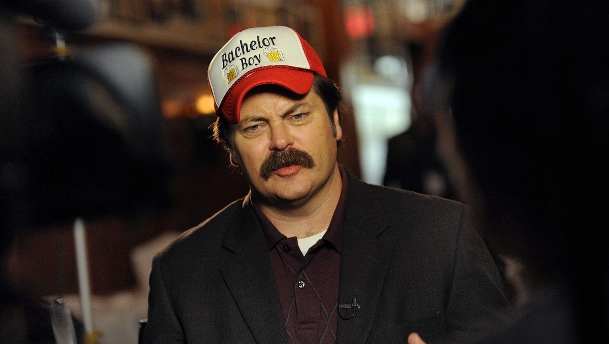 Ron Swanson The Man And The Mustache,See Through T Shirt