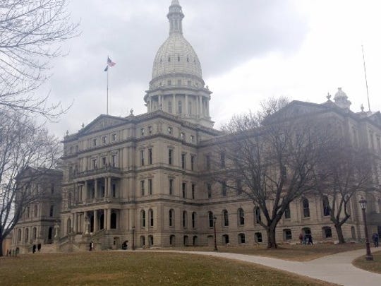 The Michigan State Capitol building in Lansing is shown in this file photo.