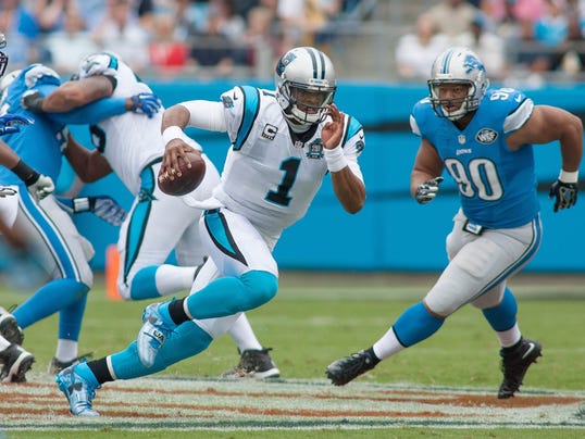 Panthers roll over Lions fueled by Cam Newton's return