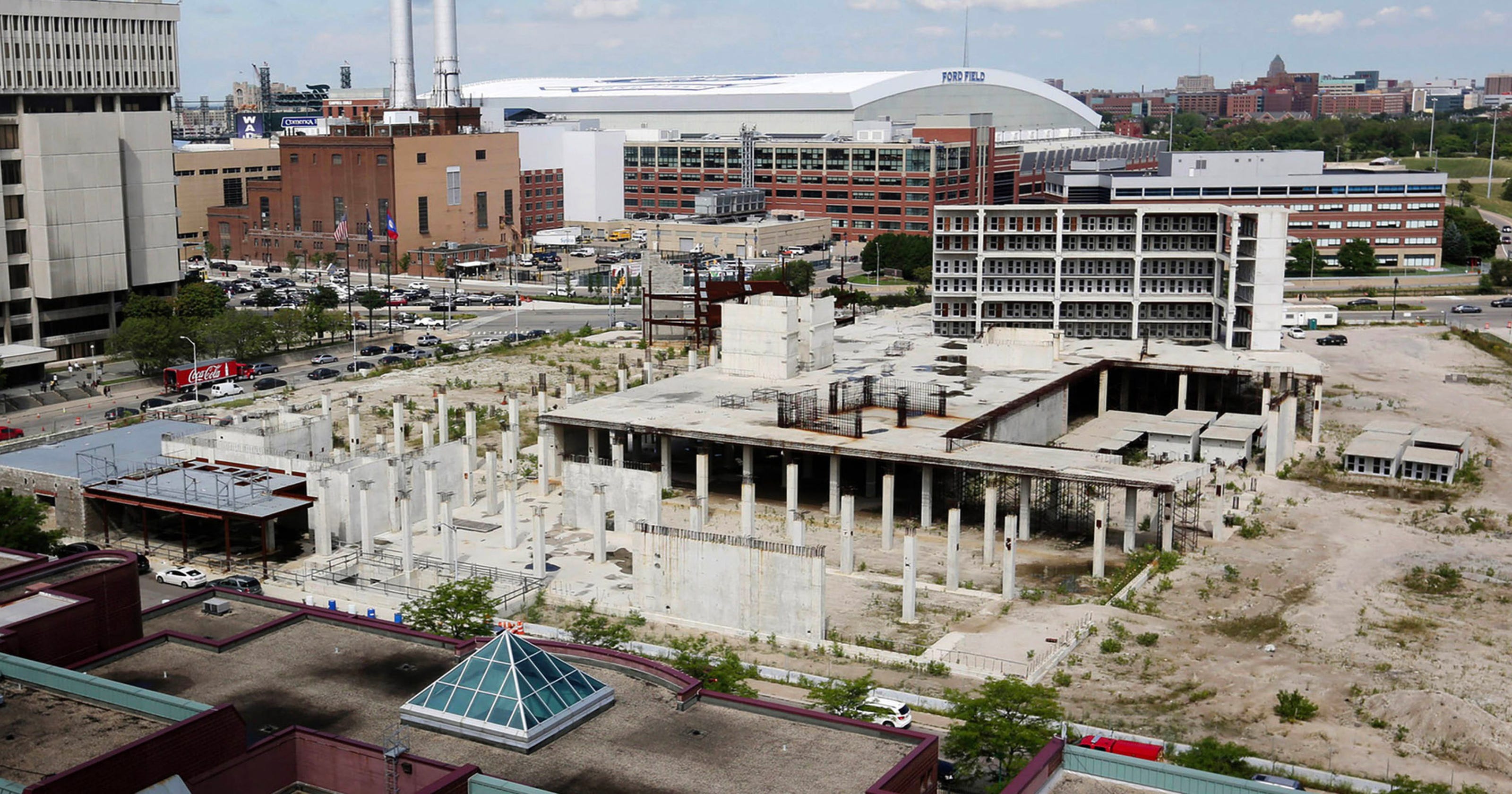 Detroit and Wayne County must approve a land swap for new jail