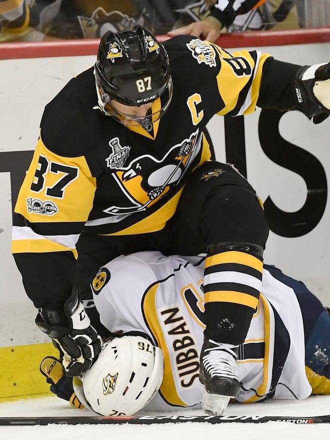 A Pounding And Penalty P K Subban Manhandled By Crosby Still Sent To The Box
