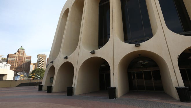 The Abraham Chavez Theater, built in the 1970’s sits on the site of the El Paso Convention Center downtown. City officials are now looking at the possibility of building a multi-purpose arena on the site. 