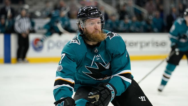 Paul Martin has been put on waivers by the San Jose Sharks.