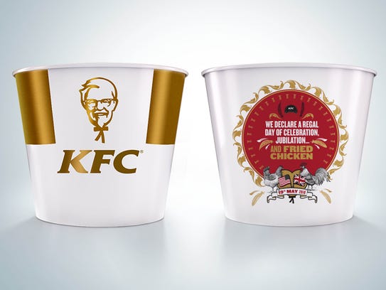 KFC's commemorative bucket.