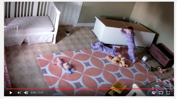 Viral Video Of Toddler Trapped Under Dresser Has Many Asking