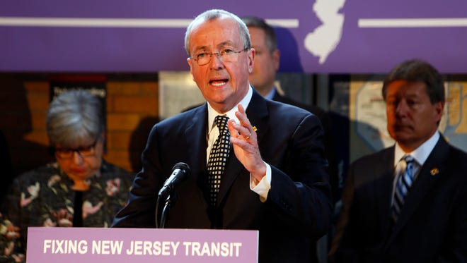 Gov. Phil Murphy speaks last month about fixes needed at NJ Transit. His first budget targets some long-starved areas, including the agency and public school funding, and no doubt will face little opposition in the Democratic-controlled Legislature.