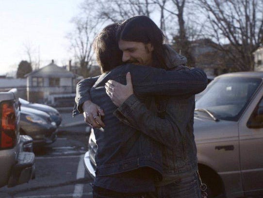 Scott and Seth Avett in a scene from HBO's 'May It Last: A Portrait of the Avett Brothers.'