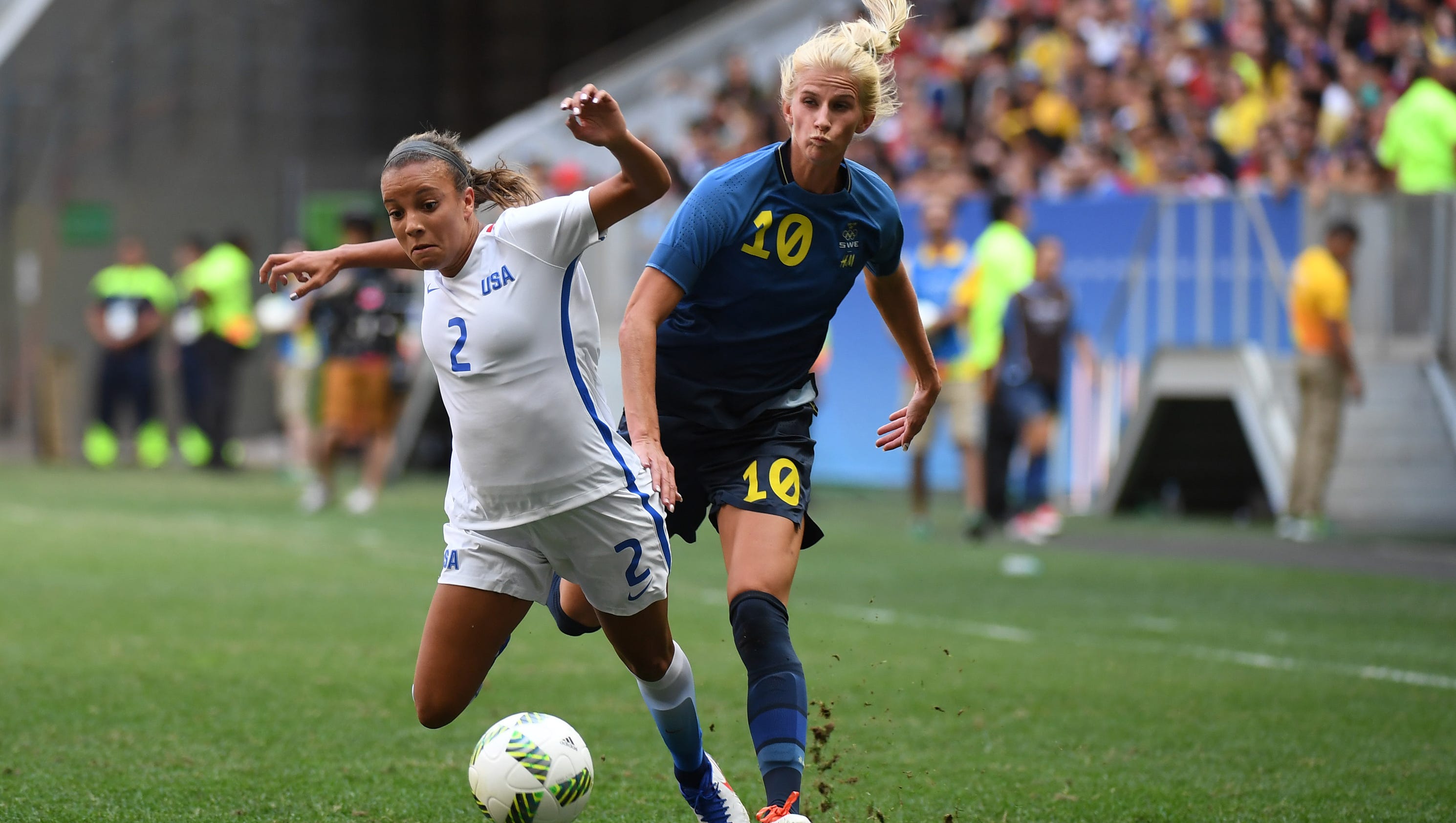 U.S. women's soccer out of Rio Olympics after stunning loss to Sweden