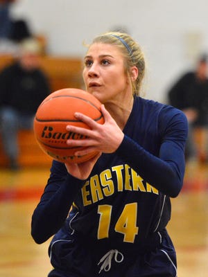 Eastern York's Hannah Myers went over the 1,000-point mark for her career on Wednesday night. YORK DISPATCH FILE PHOTO