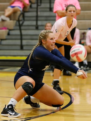 Junior libero Kacey Brickley has helped Central Catholic to a 28-5 record.