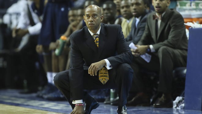 Jackson State coach Wayne Brent  and his team lost to Alabama State, 71-54, on Thursday.