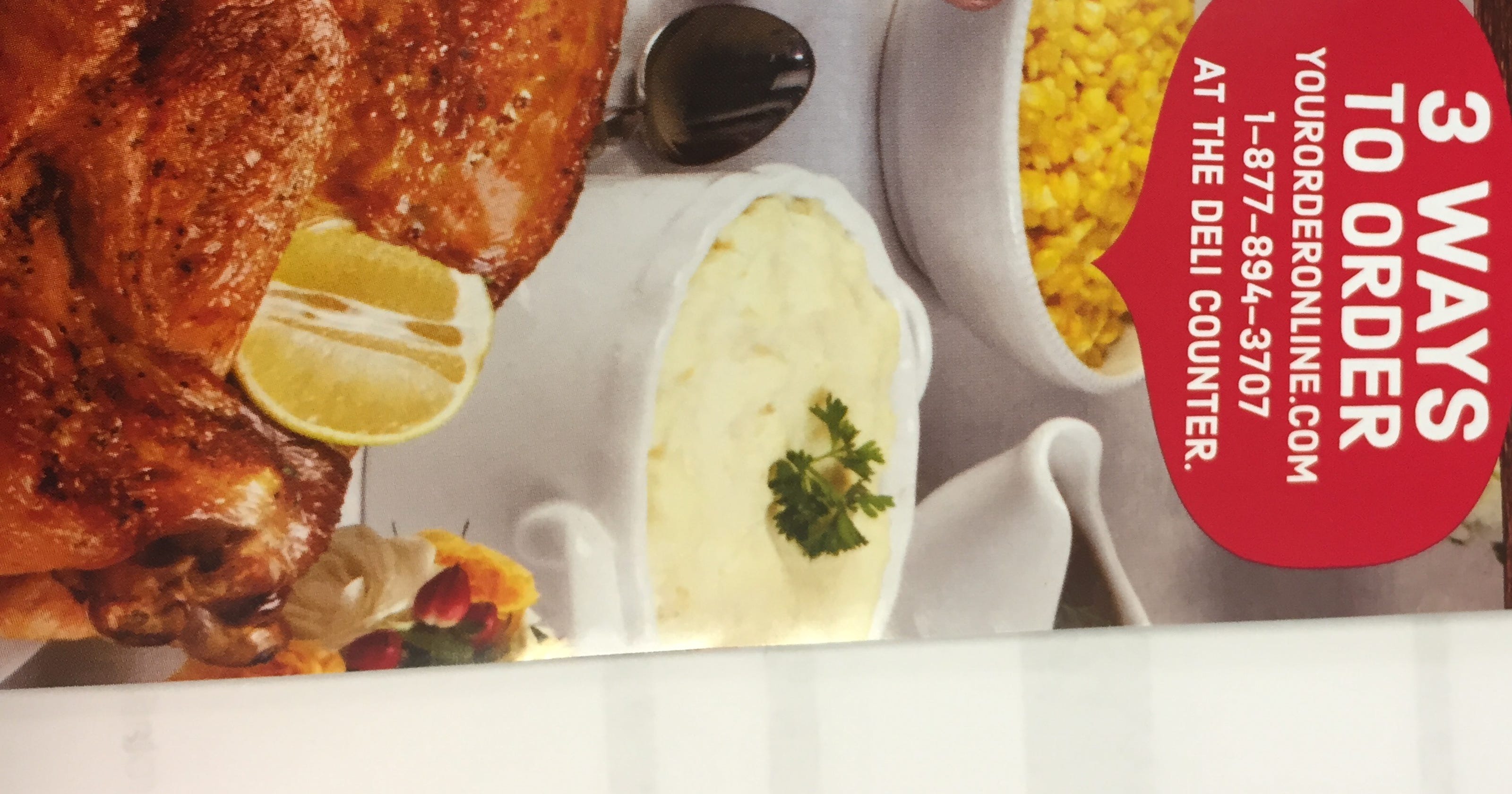 Kroger runs out of stuffing for catered Thanksgiving dinners