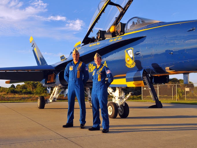Photos: Blue Angels arrive in Melbourne