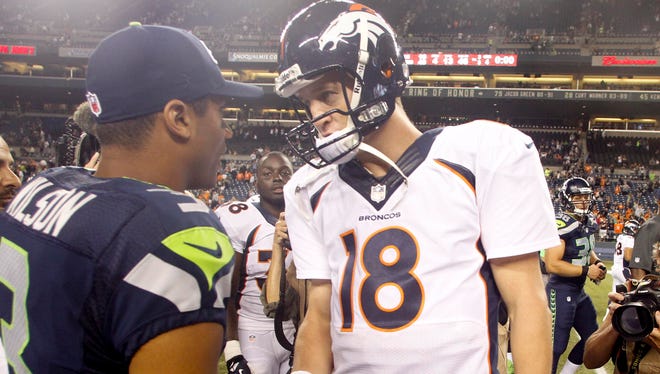 Might Seattle's Russell Wilson and Denver's Peyton Manning meet again when Super Bowl XLVIII rolls around next February?