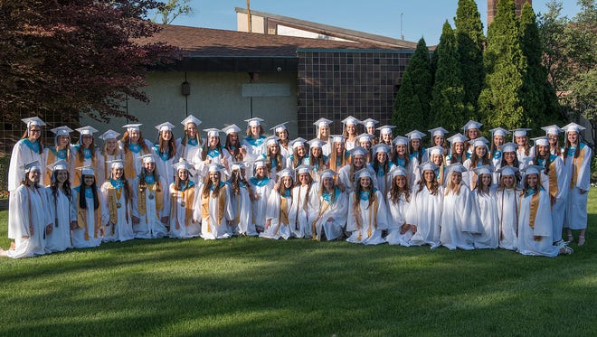 The 2018 graduates of Ladywood High School are the final class. The school closes in early June.