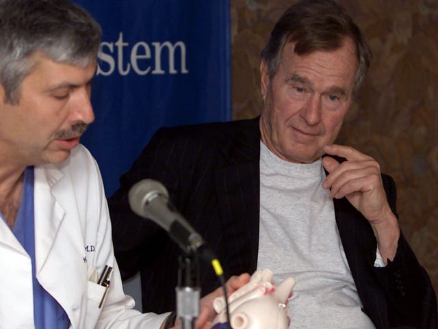 Former President George Hw Bushs Doctor Killed While - 