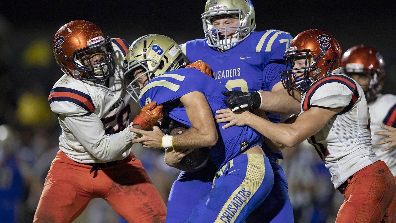 High school football game between Benjamin, Cardinal Newman postponed