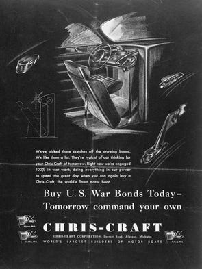 Chris-Craft common these selected images and advertisements