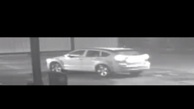 Lafayette police are seeking information on white Dodge Caliber that is of interest in the investigation of two murders.