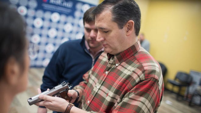 Sen. Ted Cruz campaigns in Johnston, Iowa, on Dec. 4, 2015.