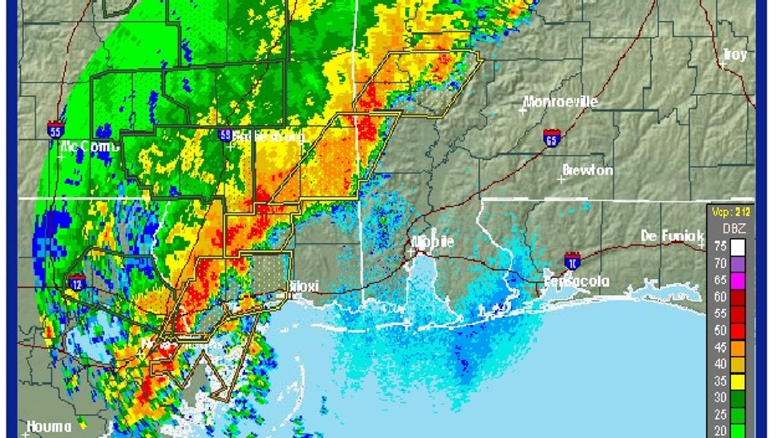 Weather Update Tornado Watch Ends For Escambia And Santa Rosa