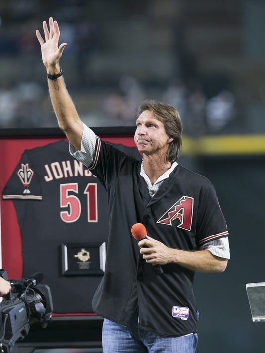 Diamondbacks retire Randy Johnson’s jersey number