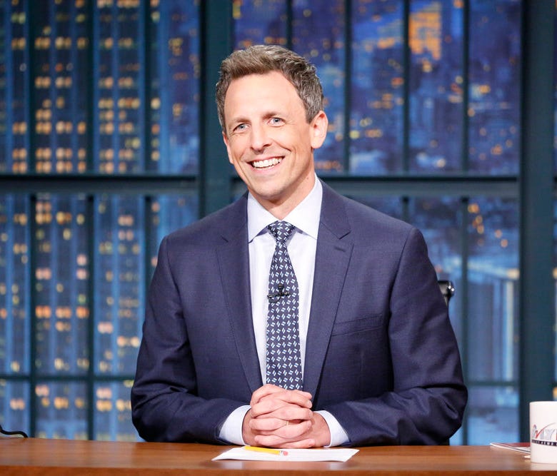 Seth Meyers giving things 'A Closer Look.'