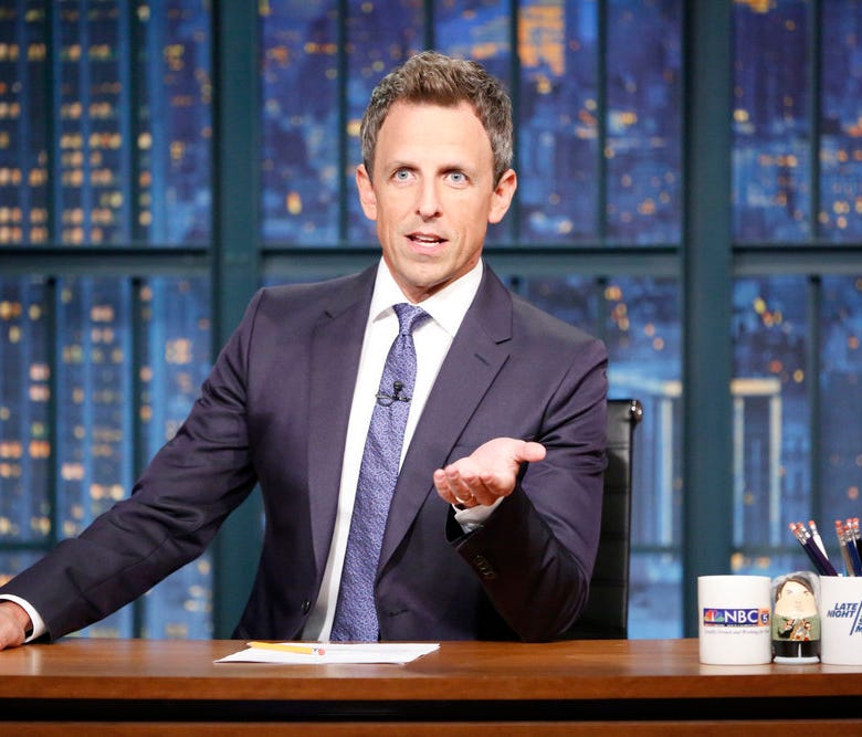 'Late Night' host Seth Meyers.