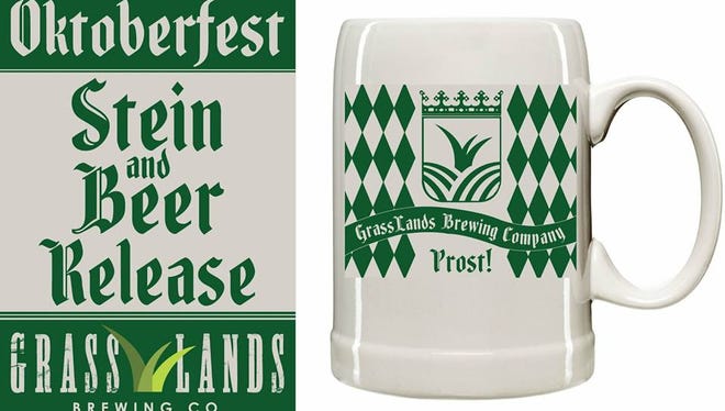 GrassLands Oktoberfest stein and beer release