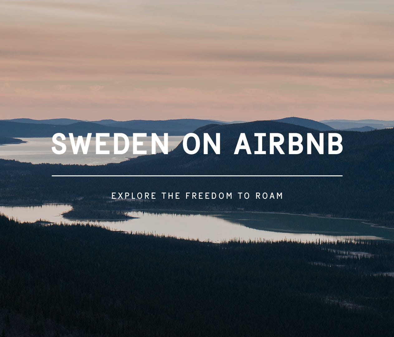 An advertisement for Sweden and its 