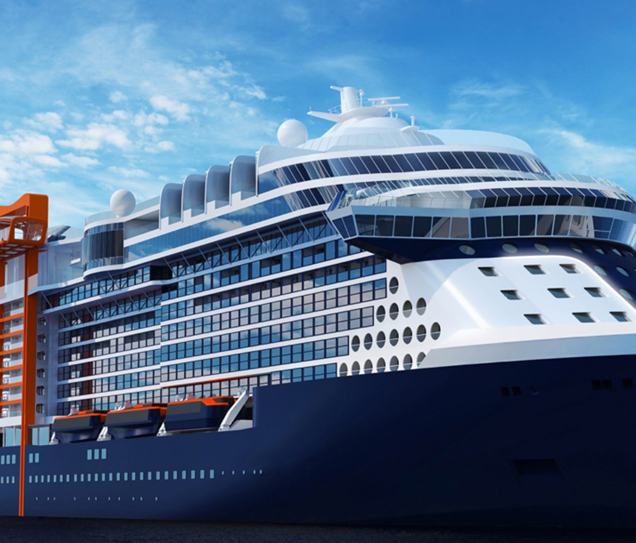 Celebrity Cruises will launch a new series of vessels in 2018 with the debut of Celebrity Edge, a 117,000-ton ship that will hold 2,900 people at double occupancy.