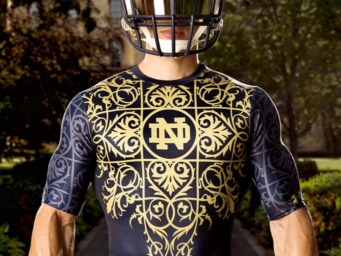 notre dame apparel under armour