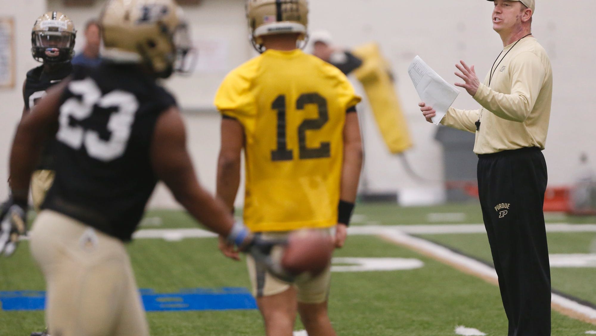 Purdue Football Jeff Brohm I Want To Be A Difference Maker