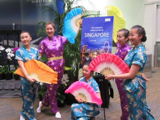 A special Asian-inspired dance was performed in the
