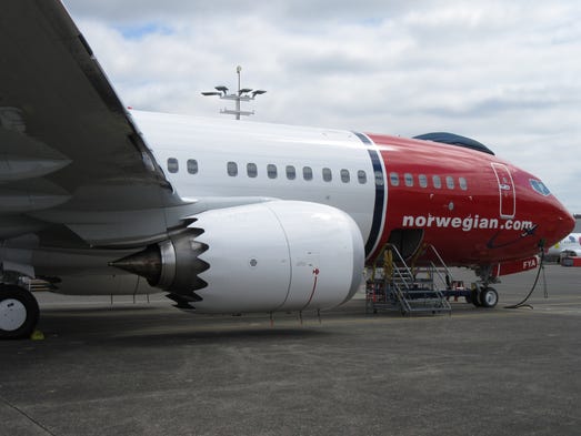 The plane was handed over to the carrier at a delivery