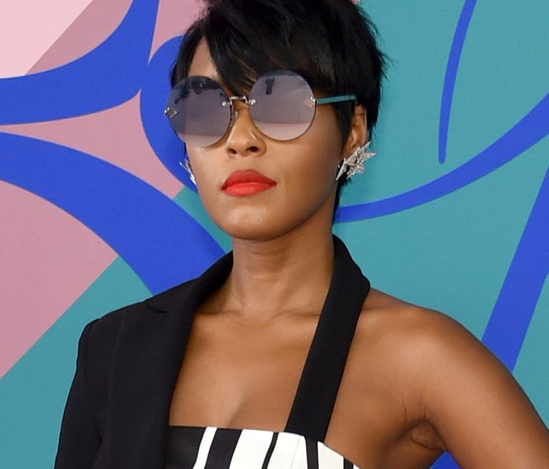 NEW YORK, NY - JUNE 05:  Janelle Monae attends the 2017 CFDA Fashion Awards Cocktail Hour at Hammerstein Ballroom on June 5, 2017 in New York City.  (Photo by Jamie McCarthy/WireImage) ORG XMIT: 700049761 ORIG FILE ID: 692737818