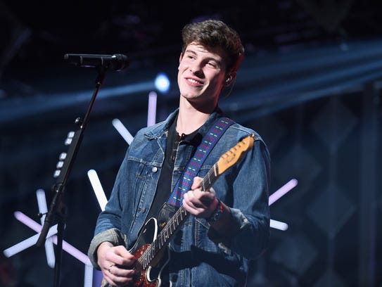 Musician Shawn Mendes performs onstage during KISS