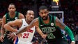 Dec 10, 2017; Detroit, MI, USA; Celtics guard Kyrie