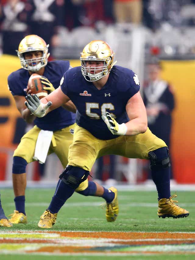 Nfl Combine Quenton Nelson Visits With Giants Could Jets Option